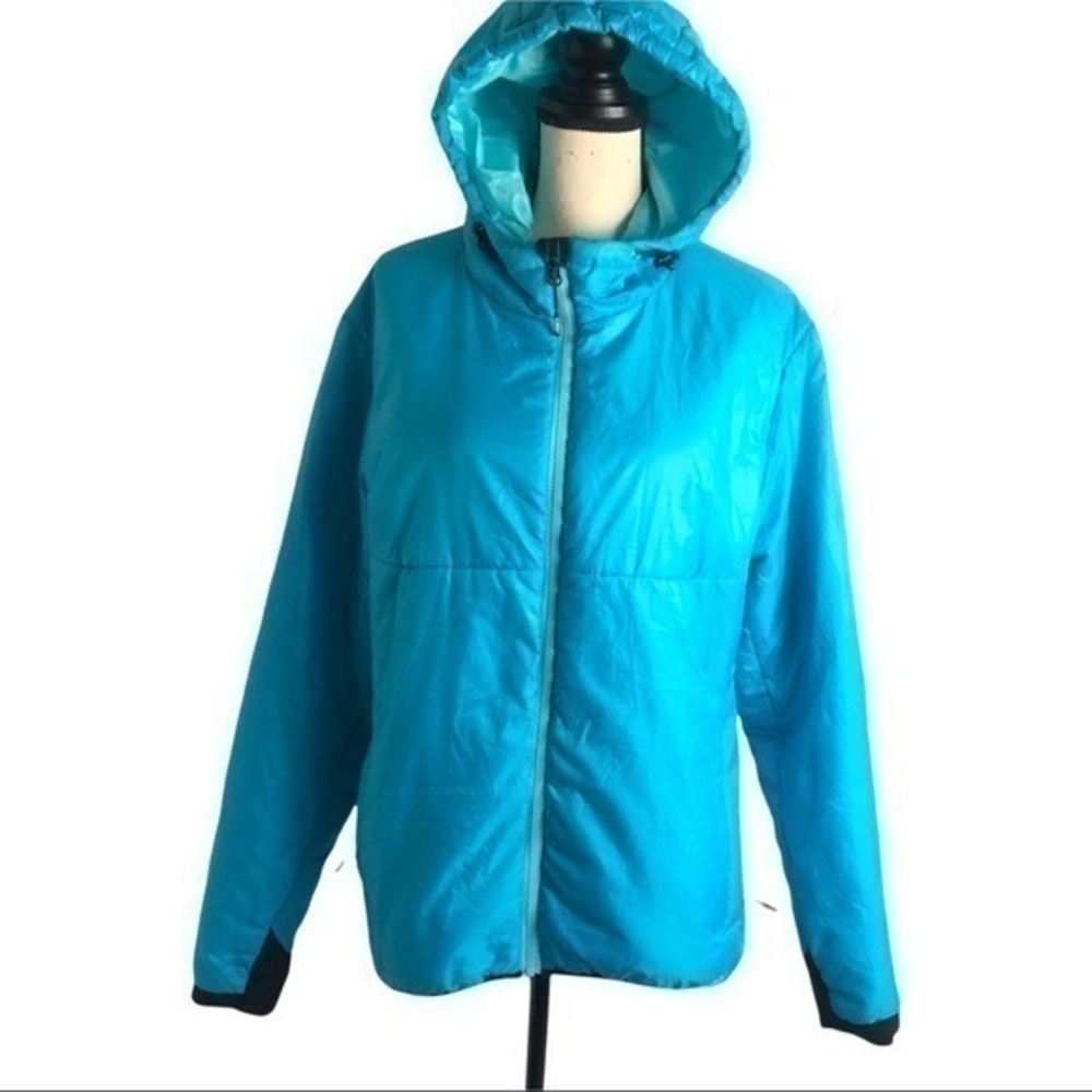 CIRQ Turquoise Ruby Insulated Hooded Full Zip Jacket Size XL